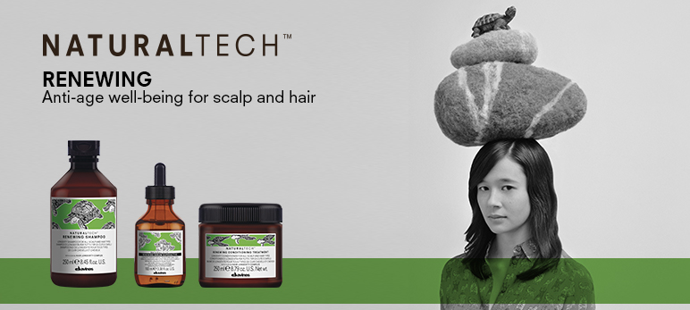 Davines Naturaltech Renewing hajápoló termékcsalád az OPEN Hair & Beauty szépségszalonban